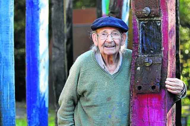 Agustín Ibarrola y el Bosque de Oma